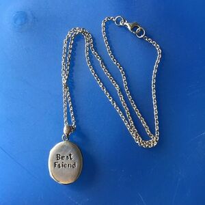 Sterling Silver 'Best Friend' Locket Pendant